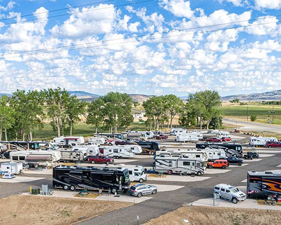 rv sites at buffalo bluff rv park in cody wy